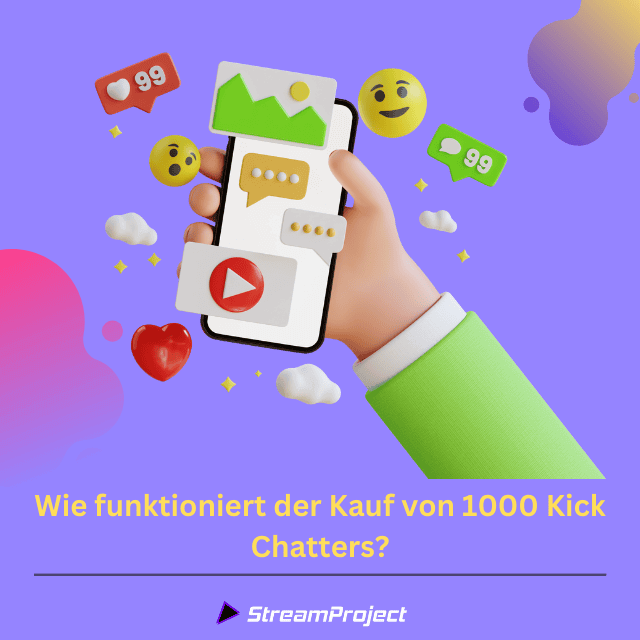 Wie funktioniert der Kauf von 1000 Kick Chatters?