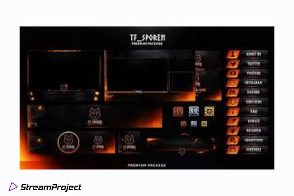 Individuelles Twitch Overlay Design auf Fiverr