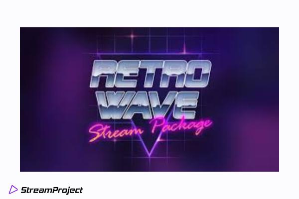 Twitch Overlay RetroWave von nerdordie.com